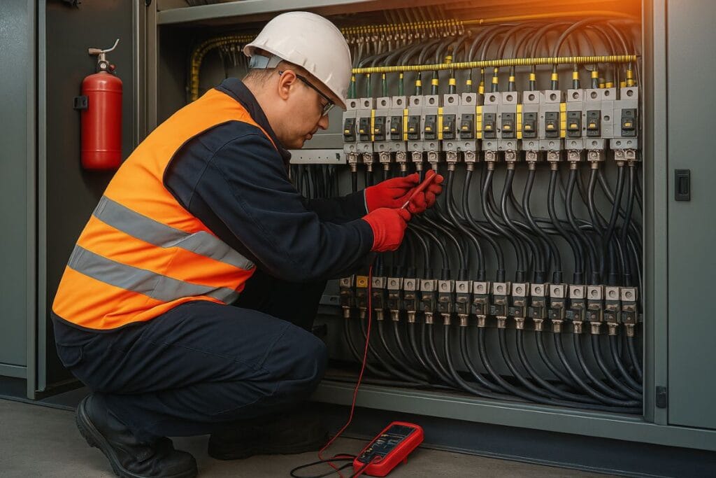 mantenimiento eléctrico industrial urgente