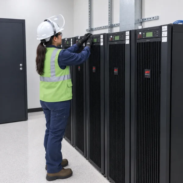 Mantenimiento de UPS para la Policía Nacional realizado por Enerted Ingeniería